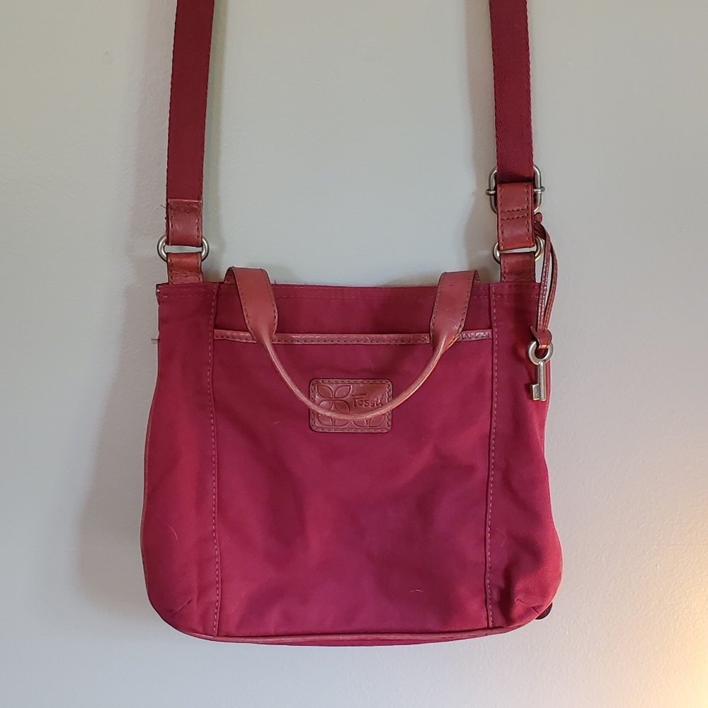 Fossil Canvas Women's Messenger Bag